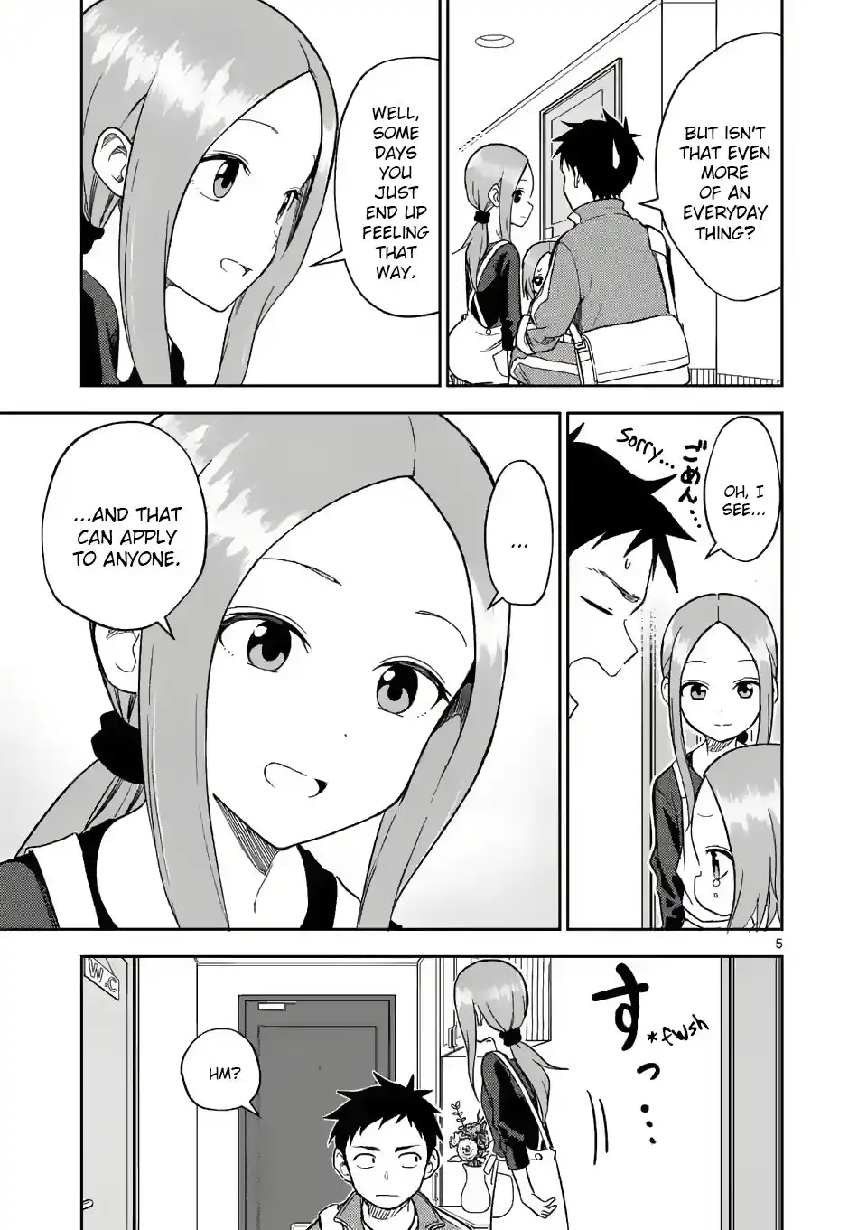 Karakai Jouzu no (Moto) Takagi-san Chapter 159 5